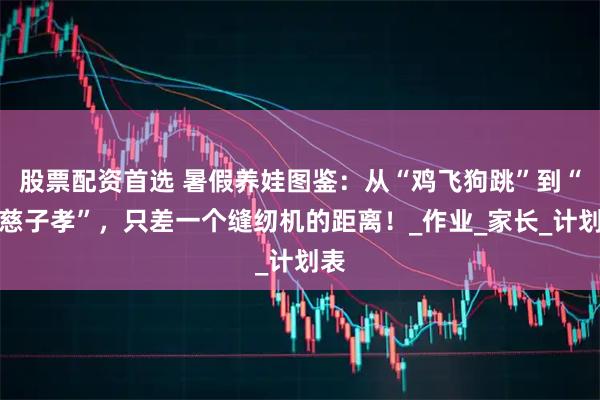 股票配資首選 暑假養娃圖鑒：從“雞飛狗跳”到“母慈子孝”，只差一個縫紉機的距離！_作業_家長_計劃表